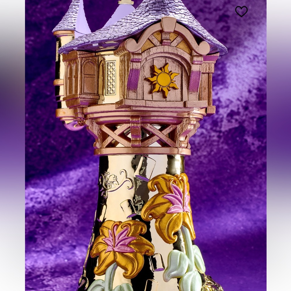 Bath & Body Works Disney Princesses Rapunzel Tower Candle Holder Pedestal - Picture 3 of 4